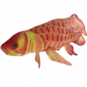 Peixe Carpa de Pelúcia - Laranja 59 cm